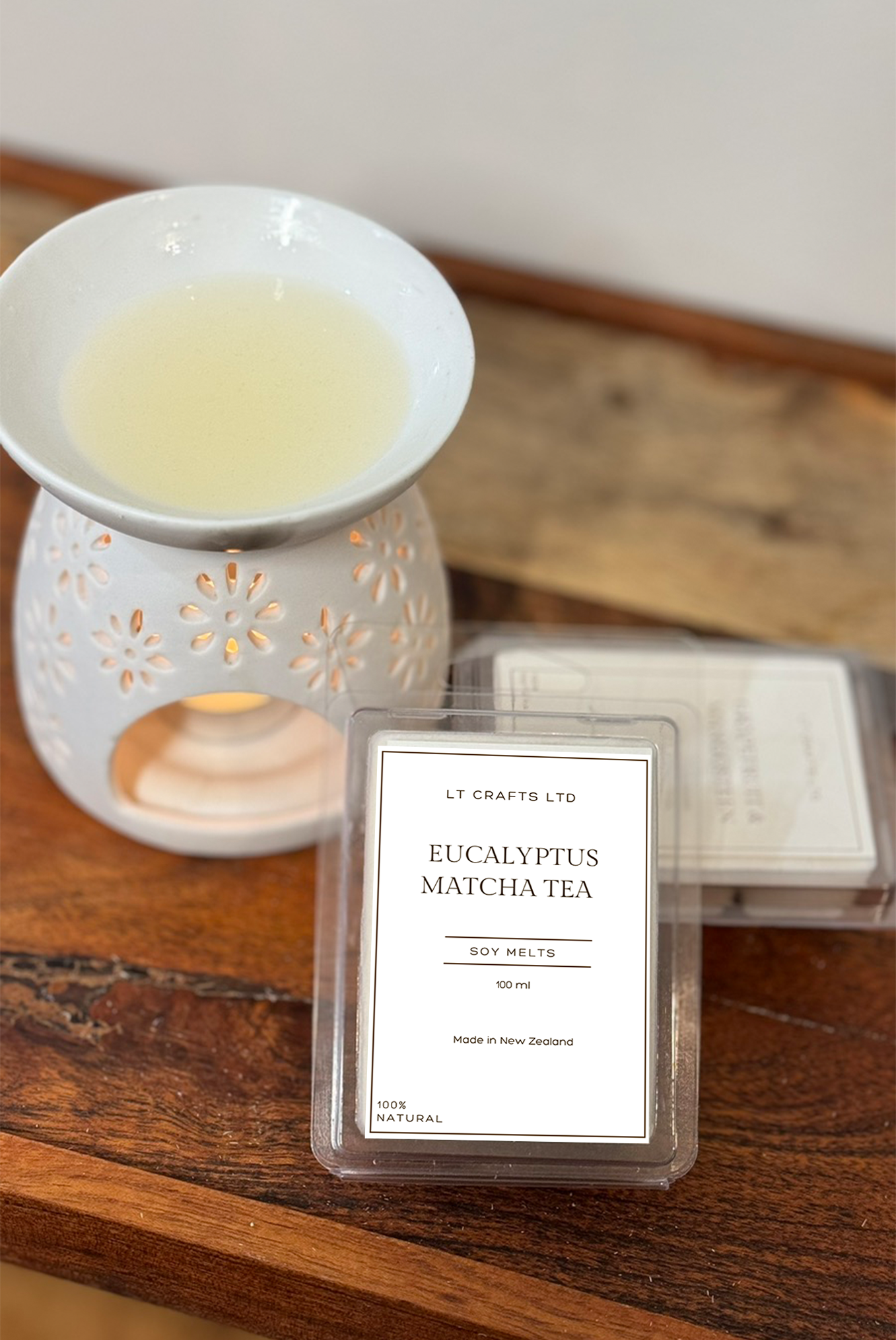 Soy Melts - Eucalyptus Matcha tea